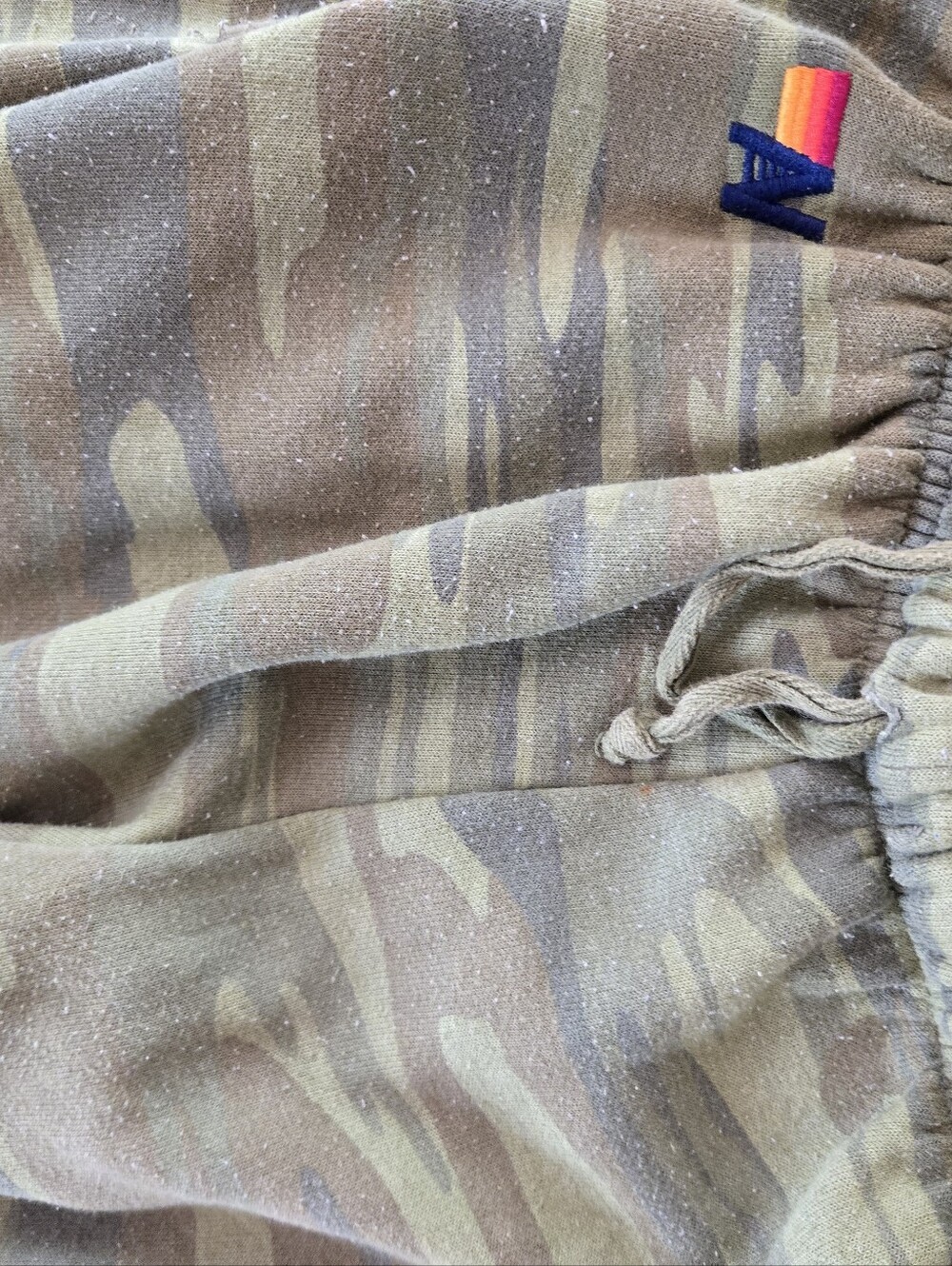 2 Aviator Nation Joggers: Vintage wash Pink + Camo Fits Small 25-27 Waist - Picture 7 of 9